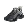 Sneaker STEVE MADDEN "STEVE MADDEN Sneaker Textil", Damen, Gr. 39, schwarz (schwarz, silber), Textil, casual, Schuhe