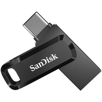 SanDisk USB-Stick »Ultra Dual Drive USB Type-C« 64 GB schwarz, 1.2x0.9x4.5 cm