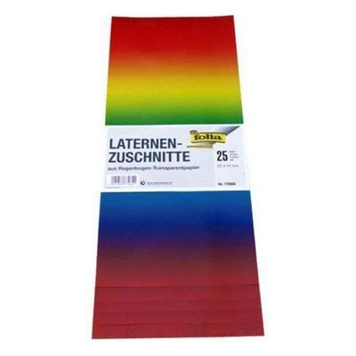 folia Transparentpapier farbsortiert 22 x 51 cm 115 g/m² 25 Blatt Image