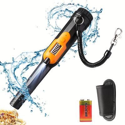 Full Waterproof Pinpointer Metal Detector with LCD Display,High Sensitive Underwater Pin Pointer,3 Modes Portable Pinpointe