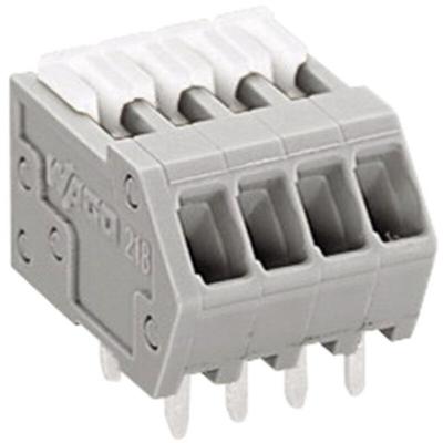 Wago - 218-505 Federkraftklemmblock 0.50 mm² Polzahl 5 Grau 1 St. Image