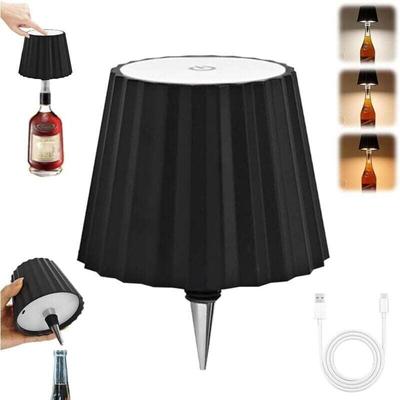 Odipie - Flaschenlampe Aufsatz led Wiederaufladbar, Flaschenlicht zum Einstecken, Kabellose Image