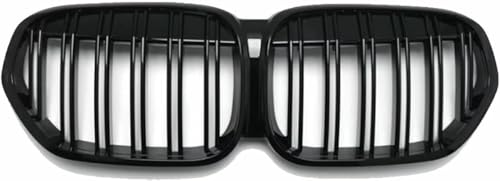 ZVFZGFGR - Car Front Grill Gloss Black Front Kidney Double Slat Grill Grill Car Accessories Car Radiator Grille For BMW X1 F48 F49 2020 2021 2022