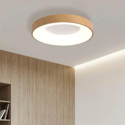 Wottes - led Deckenleuchte Rund Deckenlampe Metall Acryl Pendelleuchte 18W Ø30CM für Küche Image