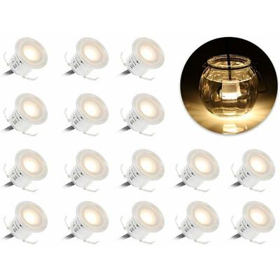 12-V-LED-Einbaustrahler, 16 Stück LED-Strahler für Terrasse, 0,6 W wasserdicht IP67, Image
