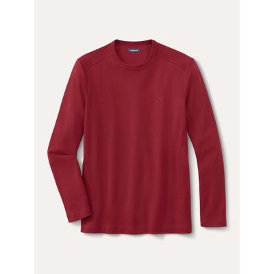 Walbusch Herren Langarm Zu schade für Drunter-Shirt Rot Image