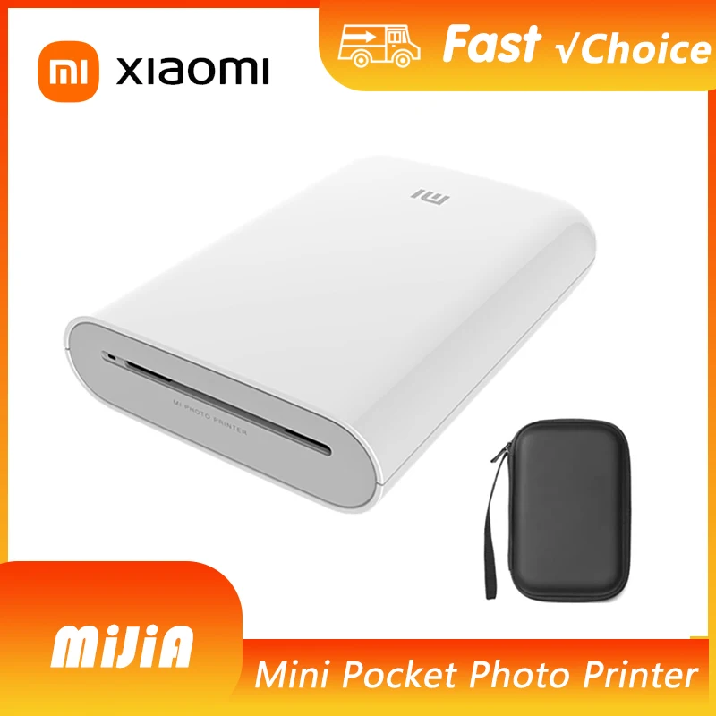 Xiaomi mijia AR imprimante 300dpi Portable Photo Mini poche avec partage 500mAh Photo imprimante de poche fonctionne avec l