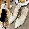 New Style Sandalen Frauen Sommerschuhe Short Heels Knöchel riemen Frau Arbeit Freizeit schuhe Marke sexy Basic Sandalen plus Größe 35-42