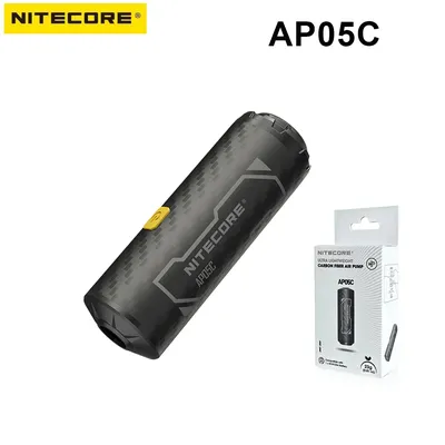 NITECORE APO5C Ultra Lightweight Carbon Fiber Air Pump for Air Bed, Air sofa,Swimming Rings, Vacuum Bags for Outdoor Adventures