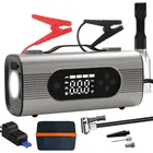 Avviatore di emergenza per auto 4000A con aspirapolvere per auto, compressore d'aria, batteria di avviamento di emergenza Pa per tutti i veicoli diesel a gas/10 litri, 12 V