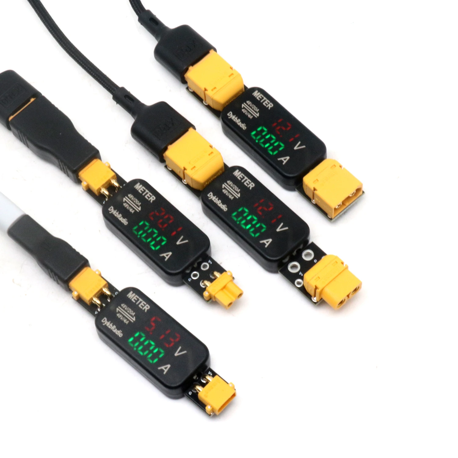 XT30/XT60 20A Bidirektionale DC Spannung Strom meter drohne RC batterie Ladegerät Lade Entladen Tester digitale Voltm Amperemeter Image