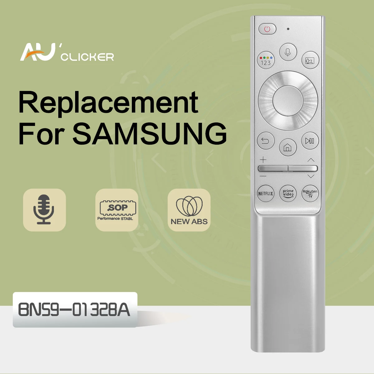 Neue BN59-01328A Fit Für Samsung 4K QLED Voice TV Fernbedienung BN59-01327B Q70 Q95T Image