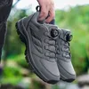 Herren-Sportschuhe, drehbare Schnalle, bequemes Wandern, rutschfeste Sportschuhe, Übergröße, Herrenschuhe
