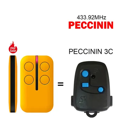 For PECCININ 3C Garage Remote Control Duplicator Remote Control Gate Opener Electric Gate Opener 433.92MHz