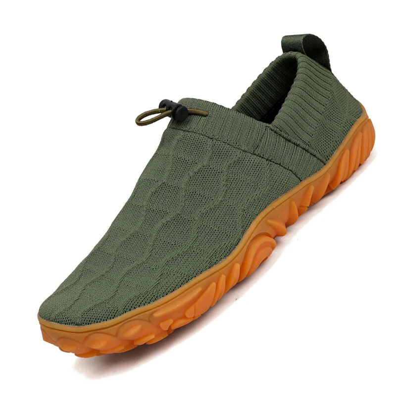 Herren-Freizeitschuhe, minimalistische Barfuß-Herrenschuhe, Herren-Walking-Sneaker, leicht und atmungsaktiv, Zero Drop Sole, breite Zehenbox