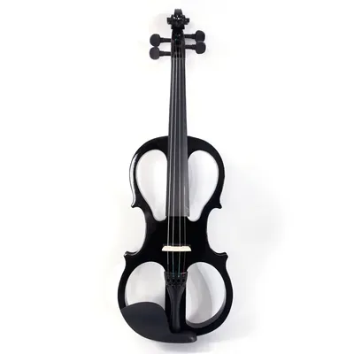 4/4 Electric Silent Violin With Case Bow Rosin Headphone Connecting Line