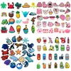 Sommer Strand Surfen Trinken Schuh Charms Tiere Rosa Schuh Zubehör Für Clogs sandale Garten Dekoration Kinder Geschenk Fit Armband