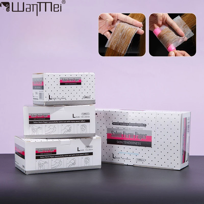 WANMEI Barber Thin Hair Perm Paper Mesh Breathable Perming Paper Hairdressing Tool Hair Perm Paper Perm Paper Perming Paper
