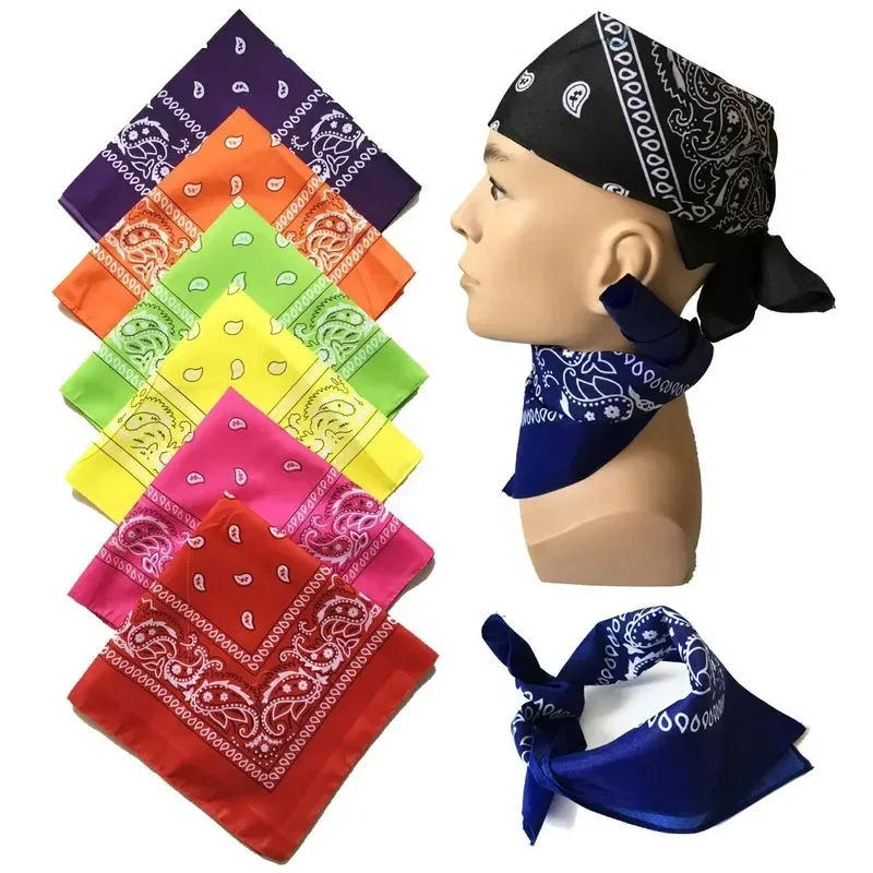 Mode Bohemian Print Bandana Haarbänder Hip Hop Mann Frauen Outdoor Unisex Stirnbänder Band Handgelenk Wraps Gesichtsmaske Taschentuch