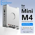 Supporto dock per Mac Mini M4/M4 Pro HUB USB C con custodia SSD M.2 USB3.2 Gen2 SD3.0 TF3.0 USB C Docking station in lega di alluminio