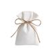 Hessian Bags,Little Gift Bags 50Pcs Drawstring Cotton Burlap Bag Jute Gift Bags Multi Size Jewelry Packaging Wedding Bags Small Candy Bag Can Custom Logo(White,1 count (Pack of 1)1)