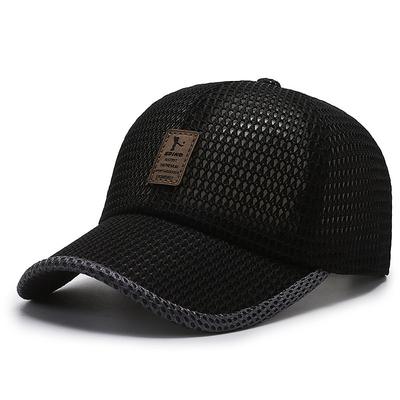 Men's Baseball Cap Unisex Trucker Hat Summer Breathable Full Mesh Hat Black Navy Blue Fitness Letter Ultraviolet Resistant Outdoor Sports