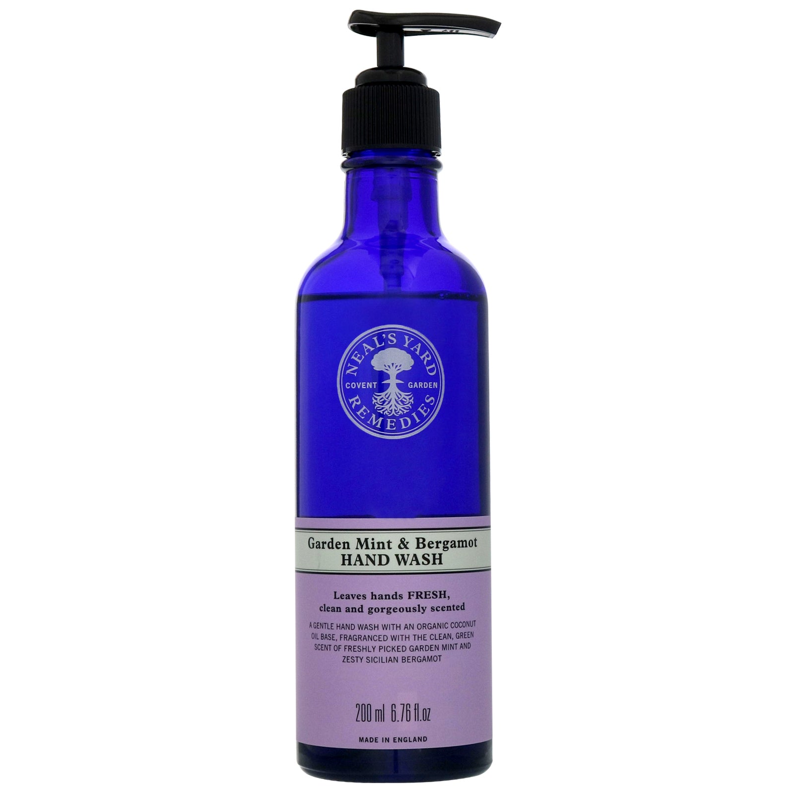 Neal’s Yard Womens Neal's Remedies Garden Mint & Bergamot Hand Wash - Refreshing Cleanser - One Size | Neal’s Yard Sale | Discount Designer Brands
