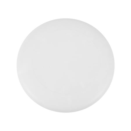Unique Bargains 1 Pc Solid Color Flying Disc 9.45 White