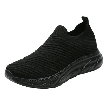 Leey-World Wide Toe Box Shoes Women Womens Tennis Shoes Women s Platform Casual Lace Up Sneakers Wide Width Available Shoes for Women(Black 8.5)