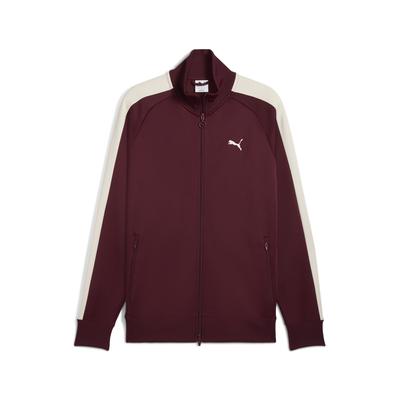 Trainingsjacke PUMA "T7 ALWAYS ON Trainingsjacke Herren", Herren, Gr. M, ruby shimmer rot, Obermaterial: 33% Baumwolle, 67% Polyester; Taschenfutter: 100% Baumwolle; Rippe: 7% Elasthan, 93% Polyester, Langarm, Jacken Image