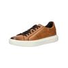 Sneaker GEOX "Geox Sneaker Leder/Textil", Herren, Gr. 45, braun (hellbraun), Leder, Textil, casual, Schuhe