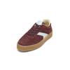 Sneaker MARC O'POLO "aus softem Veloursleder", Damen, Gr. 42, schwarz aubergine rot, silber blau, Obermaterial: 100% Leder (Rind), unifarben, Schuhe