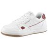 Sneaker SKECHERS "Harry Kane - Off Pitch Collection: Koopa - Harry Kane Court", Herren, Gr. 43, rot (weiß, weinrot), Leder, casual, Schuhe, Retro Sneaker signiert vom weltbekannten Fußballstar Harry Kane