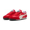 Sneaker PUMA "ARIZONA NYLON", Gr. 42, for all time rot, puma weiß, puma gold, Textil, mehrfarbig, sportlich, Schuhe
