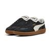 Sneaker PUMA "PALERMO PREMIUM", Gr. 41, puma schwarz, warm weiß, Leder, unifarben, sportlich, Schuhe