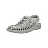 Sandale KEEN "Keen Wanderschuhe Textil", Gr. 40,5, grau (silber, grau), Textil, casual, Schuhe