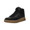 Sneaker PAUL GREEN "Paul Green Sneaker Leder", Damen, Gr. 41, schwarz, Leder, casual, Schuhe