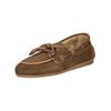 Bootsschuh PAVEMENT "Pavement Halbschuhe Veloursleder", Damen, Gr. 38, braun (mittelbraun), Veloursleder, casual, Schuhe