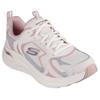 Sneaker SKECHERS "ARCH FIT 2.0", Damen, Gr. 42, rosa (rosa, weiß), Lederimitat, Mesh, sportlich, Schuhe, Chunky Sneaker, Schnürschuh mit Plateau Sohle
