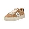 Sneaker TAMARIS "Tamaris Sneaker Leder/Textil", Damen, Gr. 41, braun (camel), Leder, Textil, casual, Schuhe