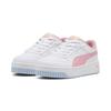 Sneaker PUMA "Carina Street Sneakers Mädchen", Kinder, Gr. 31, weiß pinkscape silber pink metallic, Obermaterial: Synthetik; Futter: Textil; Innensohle: Textil; Laufsohle: Gummi, Schuhe