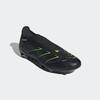 Fußballschuh ADIDAS PERFORMANCE "PREDATOR LEAGUE LACELESS FIRM/MULTI-GROUND", Gr. 41, schwarz (core schwarz, carbon, lucid lemon), Synthetik, Textil, sportlich, Schuhe, geeignet für Rasen- und Kunstrasenplätze