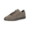 Sneaker GEOX "Geox Sneaker Leder/Textil", Herren, Gr. 44, grau (taupe), Leder, Textil, casual, Schuhe