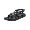 Riemchensandale BLOWFISH "Blowfish Sandalen Lederimitat", Damen, Gr. 38, schwarz, Lederimitat, casual, Schuhe