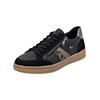 Sneaker REMONTE "Remonte Sneaker Glattleder", Damen, Gr. 42, schwarz (schwarz, braun), Glattleder, casual, Schuhe