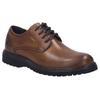 Schnürschuh JOSEF SEIBEL "Erroll 50", Herren, Gr. 45, braun (cognac), Leder, used, casual, Schuhe, Freizeitschuh, Komfortschuh mit TEX-Membrane