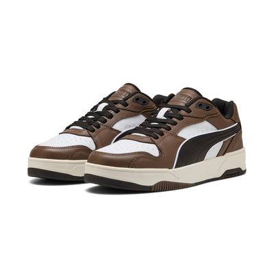 Sneaker PUMA "RBD BREAK LOW", Gr. 42, puma weiß, puma schwarz, flat bronze, Leder, mehrfarbig, sportlich, Schuhe Image