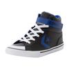 Sneaker CONVERSE "PRO BLAZE STRAP LEATHER", Gr. 37, schwarz, blau, weiß, Leder, sportlich, Schuhe