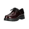 Schnürschuh HÖGL "Högl Halbschuhe Leder", Damen, Gr. 40, rot (weinrot), Leder, casual, Schuhe
