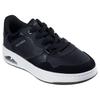 Sneaker SKECHERS "UNO CTL", Damen, Gr. 41, schwarz, Veloursleder, Lederimitat, casual, Schuhe, Retro Sneaker, Schnürschuh mit Materialmix